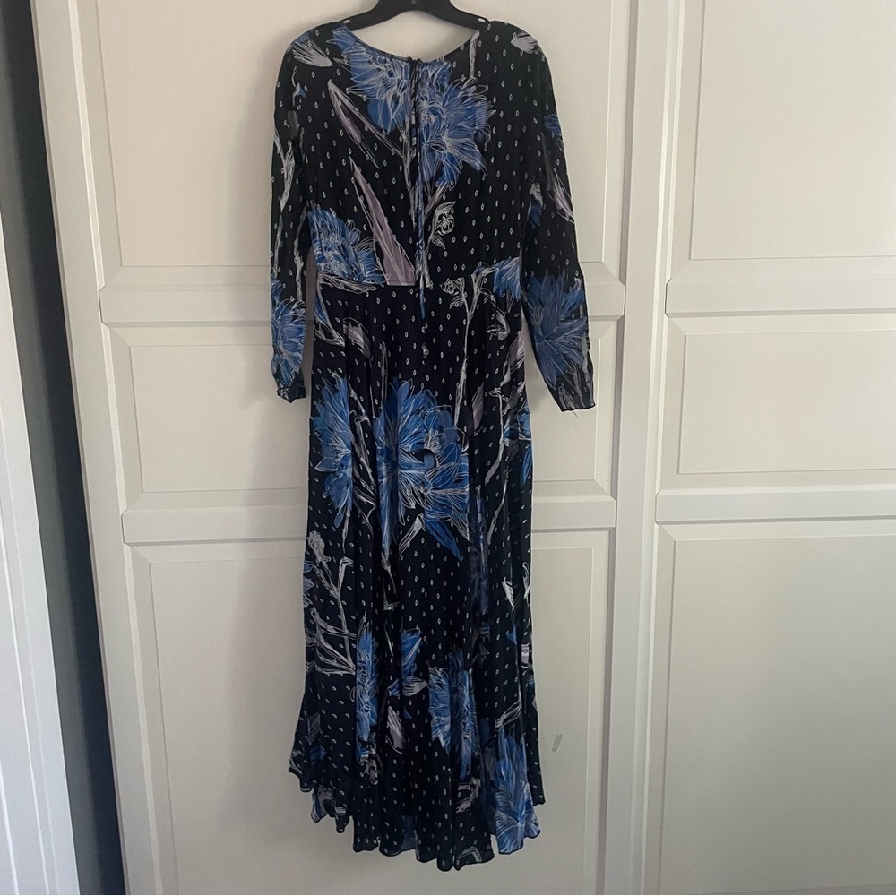 Free People Botanical Night Blue First Kiss Printed Maxi Dress - 37397 - Picture 2 of 12